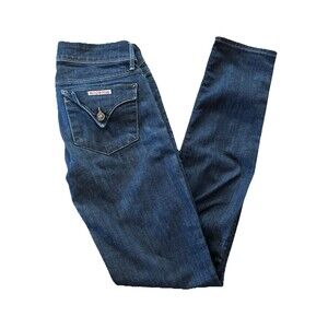 Hudson Collin Flap Skinny Women’s Size 26 Dark‎ Wash Stretchy Denim Jeans 28x32